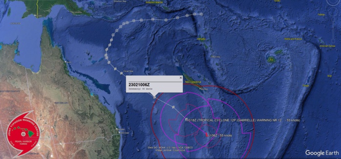 TC 13S(DINGANI) to peak at 70knots/CAT 1 US by 36h//TC 11S(FREDDY) to reach CAT 3 US by 36h//12P(GABRIELLE) subtropical//1109utc