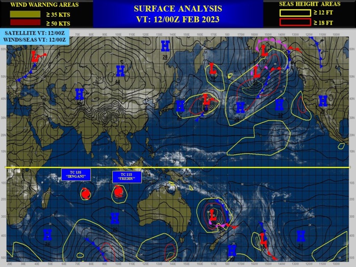 TC 13S(DINGANI) CAT 1 US peaking within 24h//TC 11S(FREDDY ) peaked at CAT 4 US//12P(GABRIELLE) subtropical//Invest 91P//1209utc