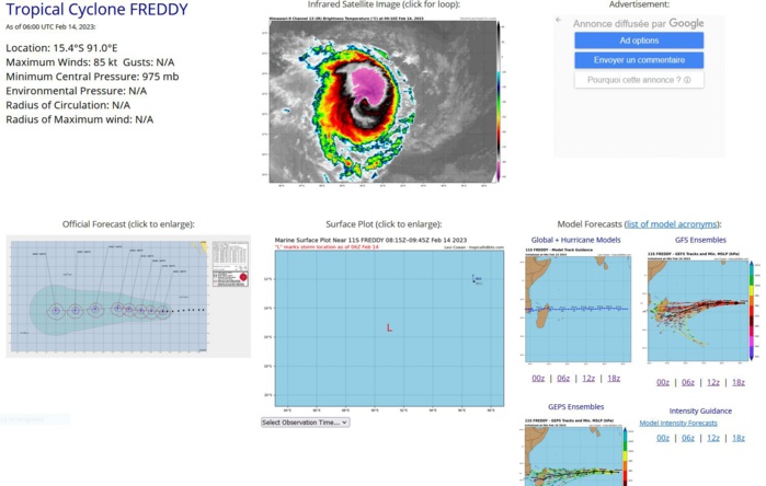 TC 11S(FREDDY) moving westwards,re-intensifying//TC 13S(DINGANI)poleward&decaying//12P:subtropical//Invest 91P//Invest 99W//1409utc