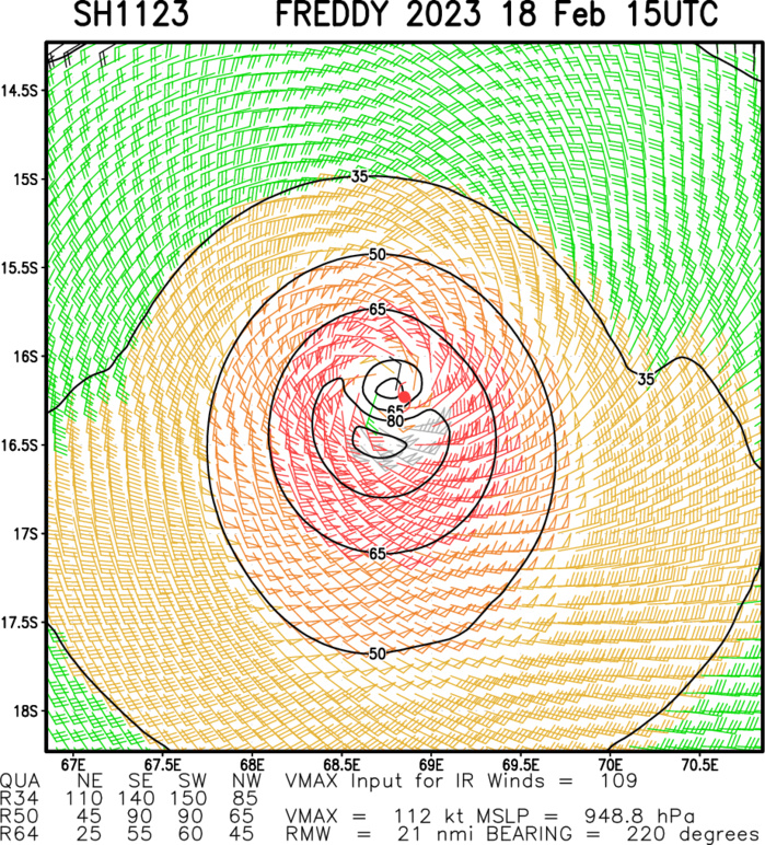 TC 11S(FREDDY) to re-intensify at CAT 4 US approaching the Mascarenes//Invest 99W up-graded//Invest 92S//Invest 93S//1815utc update