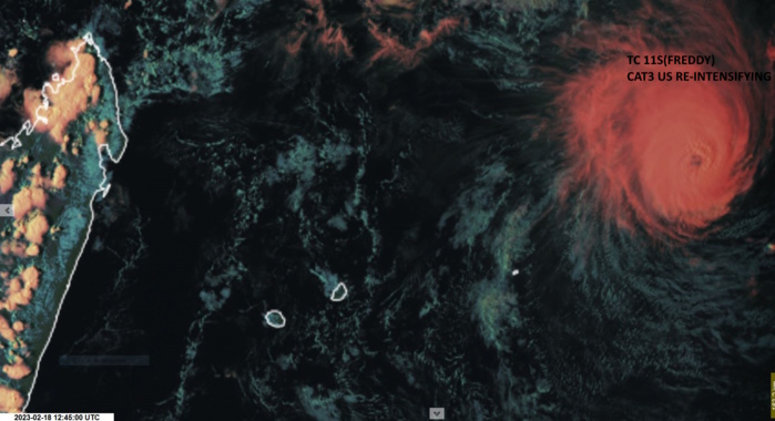 TC 11S(FREDDY) to re-intensify at CAT 4 US approaching the Mascarenes//Invest 99W up-graded//Invest 92S//Invest 93S//1815utc update