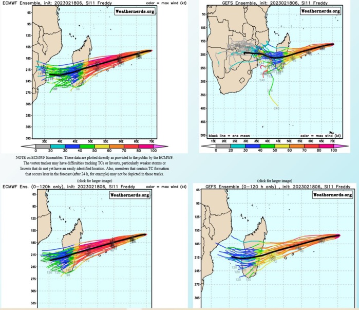 TC 11S(FREDDY) to re-intensify at CAT 4 US approaching the Mascarenes//Invest 99W up-graded//Invest 92S//Invest 93S//1815utc update