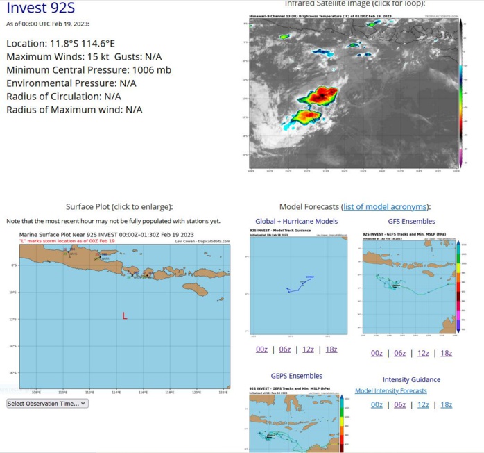TC 11S(FREDDY) Super Typhoon again rapidly approaching Mauritius & Réunion islands//Invest 99W//Invest 92S//Invest 93S//1903utc update
