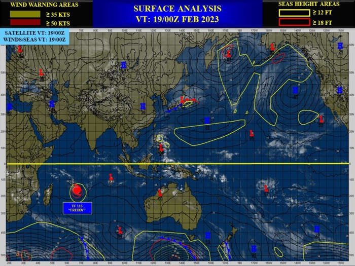 TC 11S(FREDDY) powerful CAT 4 US: 5th intensity peak possible rapidly approaching Mauritius/Réunion islands//Invests 99W/93S//1915utc TC 11S(FREDDY) powerful CAT 4 US: 5th intensity peak possible rapidly approaching Mauritius/Réunion islands//Invests 99W/93S//1915utc