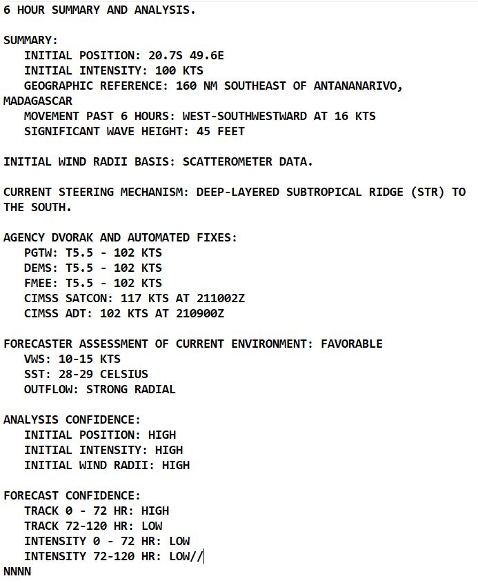 CAT 3 US TC 11S(FREDDY) striking Mananjary/MADAGASCAR final landfall over Southern MOZ//Invest 93S//3 week GTHO maps//2115utc