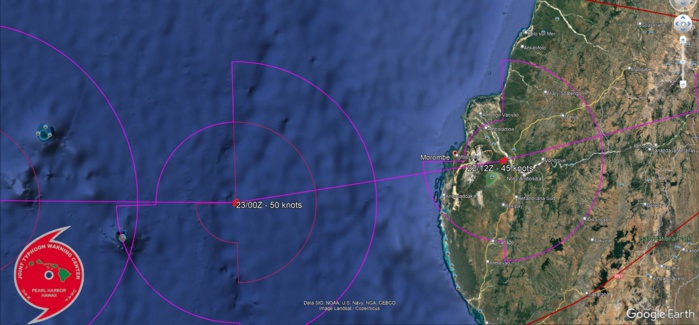 TC 11S(FREDDY) soon over the MOZ Channel with 5th intensity peak& landfall near Vilankulos after 48h//Invest 93S TCFA//Invest 94P//2203utc