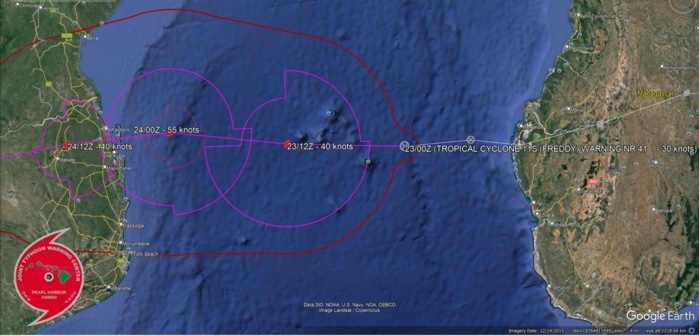 TC 11S(FREDDY) re-intensifying making final landfall in 24/36h near Vilanculos/MOZ//TC 14S(ENALA)//Invest 94P//Invest 93S//2303utc