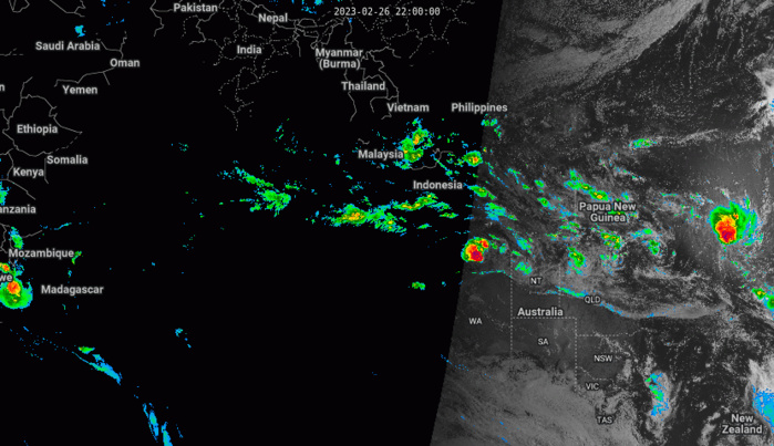 TC 15P(JUDY) intensifying to CAT 1 US by 24h approaching Port Vila//TC 14S(ENALA) surviving//TC 11S(FREDDY)over-land remnants//2709utc
