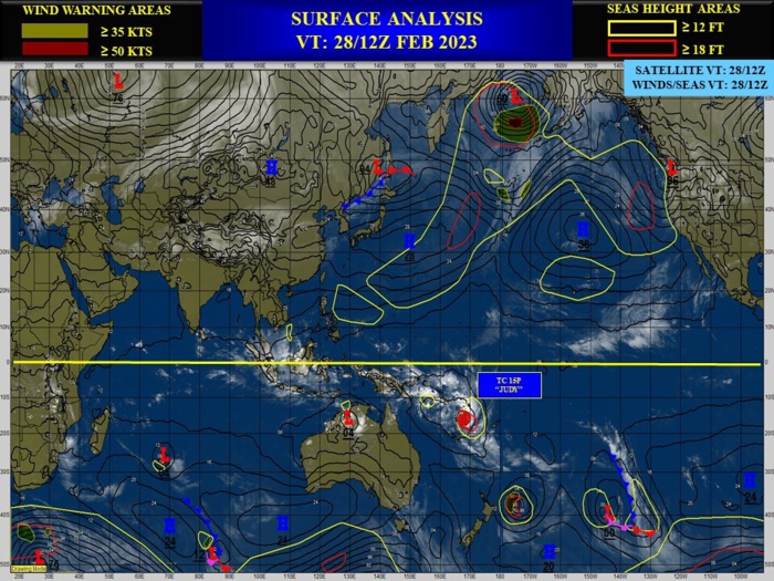 TC 15P(JUDY) rapid intensification past 24h now CAT 2 US tracking almost over PORT VILA and forecast to peak at 110knots by 48h//2821utc