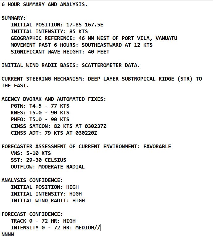 TC 16P(KEVIN) CAT 2 US intensifying tracking over Vanuatu//TC 15P(JUDY) subtropical //Remnants of TC 11S(FREDDY)//0309utc