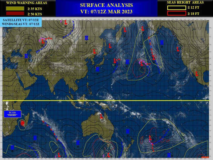 TC 11S(FREDDY) analysed at CAT 3 US// Invest 97P// 3 week GTHO maps// 0803utc