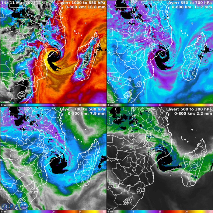 CAT 2 US 11S(FREDDY)immediate landfall near Quelimane tracking toward MALAWI forecast clockwise u-turn by 48h//Invest 99P: TCFA re-issued//1115utc 