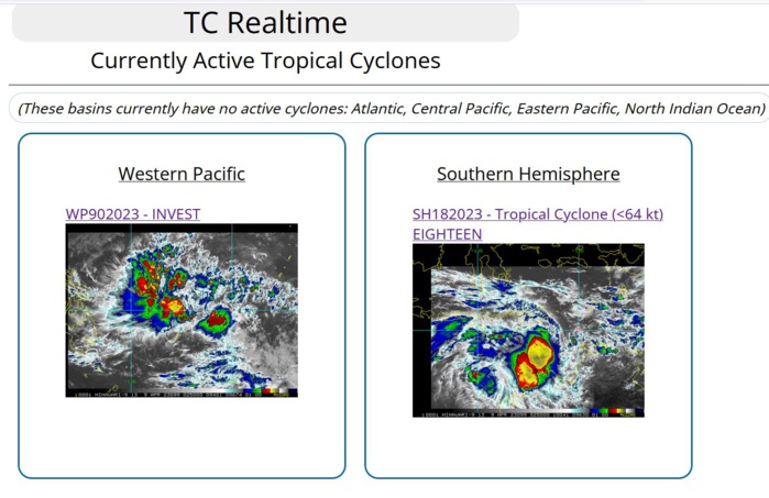 TC 18S forecast to peak as a powerful CAT 4 US in 96h just before landfall East of Port Hedland//Invest 90W up-graded// 0906utc TC 18S forecast to peak as a powerful CAT 4 US in 96h just before landfall East of Port Hedland//Invest 90W up-graded// 0906utc