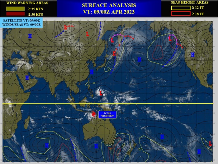 TC 18S forecast to peak as a powerful CAT 4 US in 96h just before landfall East of Port Hedland//Invest 90W up-graded// 0906utc