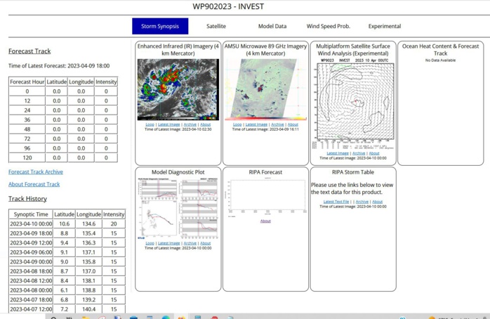 90W gradually developing approaching the Philippines //TC 18S forecast to be a powerful CAT 4 US by 72h and landfall East of Pardoo//1003utc