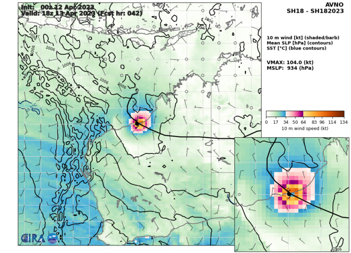 TC 18S(ILSA) set to peak at CAT 4 US by 36h landfall shortly after//Invest 90W cancelled TCFA//Invest 91W//3 Week GTHO maps//1209utc  TC 18S(ILSA) set to peak at CAT 4 US by 36h landfall shortly after//Invest 90W cancelled TCFA//Invest 91W//3 Week GTHO maps//1209utc