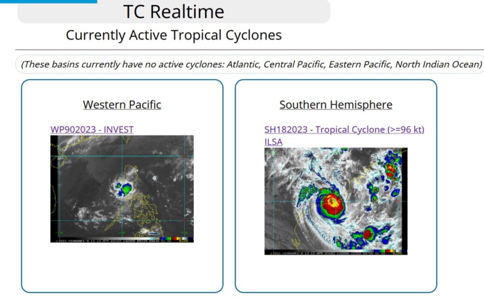 Super TC 18S(ILSA) making landfall very close to Pardoo Roadhouse Western Australia, 289km/h gust recorded at Bedout island//1315utc Super TC 18S(ILSA) making landfall very close to Pardoo Roadhouse Western Australia, 289km/h gust recorded at Bedout island//1315utc