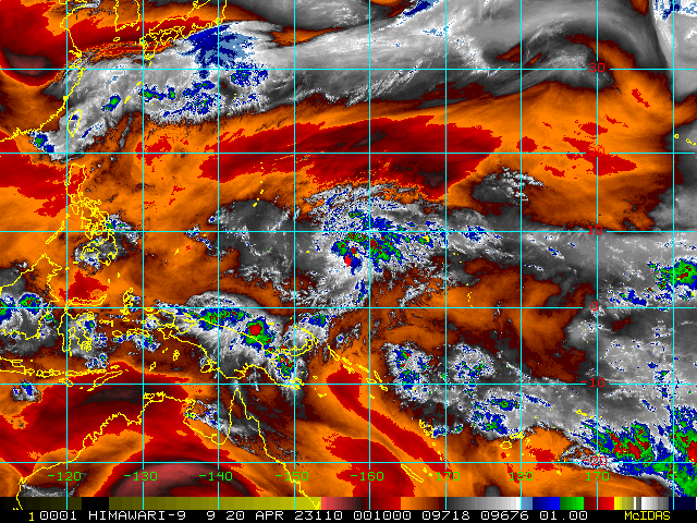 THE SYSTEM IS EXPECTED TO TRACK INTO AN AREA OF INCREASING SOUTHWESTERLY VERTICAL WIND SHEAR AND INGEST A  DRIER SUBTROPICAL AIR MASS FROM TAU 24 ONWARD. DISSIPATION TO BELOW THE WARNING THRESHOLD INTENSITY OF 25 KNOTS BY TAU 96 IS ANTICIPATED UNDER THESE INCREASINGLY UNFAVORABLE CONDITIONS.