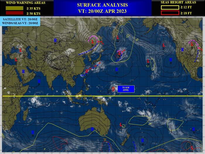 TS 01W relocated and peaking within 24 hours// 2003utc