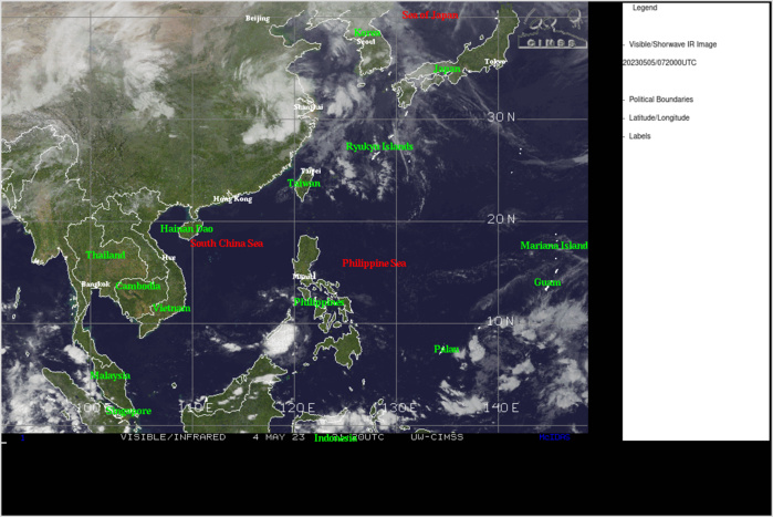Invest 93W// Invest 95W// 3 week GTHO maps// 0506utc