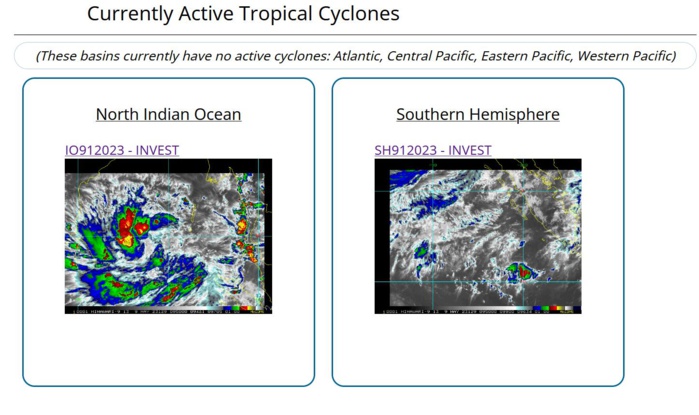 Invest 91B up-graded// Invest 91S// 0906utc