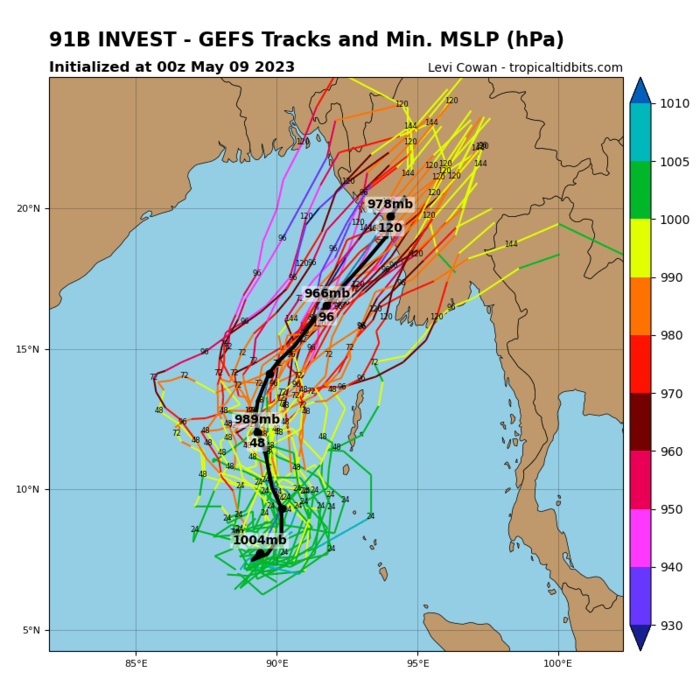 Invest 91B up-graded// Invest 91S// 0906utc