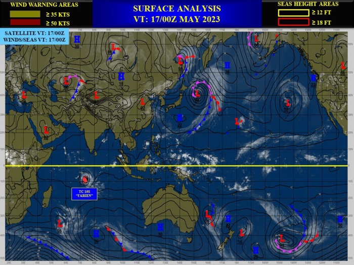 TC 19S(FABIEN) peaked at CAT3 US now weakening// Invest 97W// 3 week GTHO maps// 1715utc