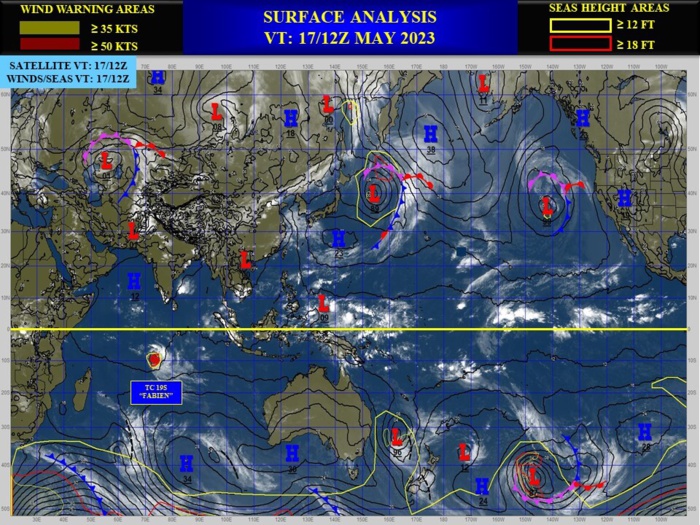 TC 19S(FABIEN) peaked at CAT3 US now weakening// Invest 97W// 3 week GTHO maps// 1715utc