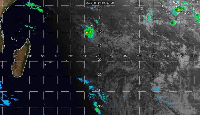 SATELLITE ANALYSIS, INITIAL POSITION AND INTENSITY DISCUSSION: ANIMATED ENHANCED INFRARED (EIR) SATELLITE IMAGERY AND MULTISPECTRAL SATELLITE IMAGERY (MSI) DEPICT AN UNRAVELLING, SLOW-MOVING SYSTEM. THE CONVECTIVE STRUCTURE IS NEARLY NON-EXISTENT AND REMAINS SOLELY ON THE SOUTHERN SECTOR OF THE LLCC AS INDICATED ON THE 230041Z SSMIS 91GHZ IMAGE. THE INITIAL POSITION IS ASSESSED WITH HIGH CONFIDENCE USING BOTH THE MICROWAVE IMAGERY FROM THE 230041Z SSMIS 91GHZ AND 37GHZ IMAGES, ALONG WITH THE MSI LOOP. THE LACK OF CONVECTION IS MAINLY DUE TO THE SLOW PROGRESSION, COMBINED WITH THE UPWELLING AND THE DRY-AIR AS DISCUSSED IN PREVIOUS FORECASTS. THE INITIAL INTENSITY OF 65KTS IS ASSESSED WITH MEDIUM CONFIDENCE BASED ON MULTIPLE AGENCY DVORAK INTENSITY AND OBJECTIVE AUTOMATED INTENSITY ESTIMATES. ENVIRONMENTAL CONDITIONS REMAIN MARGINALLY UNFAVORABLE WITH MODERATE (20-25KTS) VWS, WARM (28-29C) SSTS, AND MODERATE POLEWARD OUTFLOW.