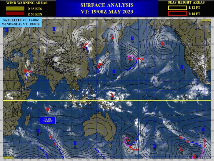 Invest 97W rapid intensification likely after intial consolidation//TC 19S(FABIEN) slow weakening next 72hours//1909utc
