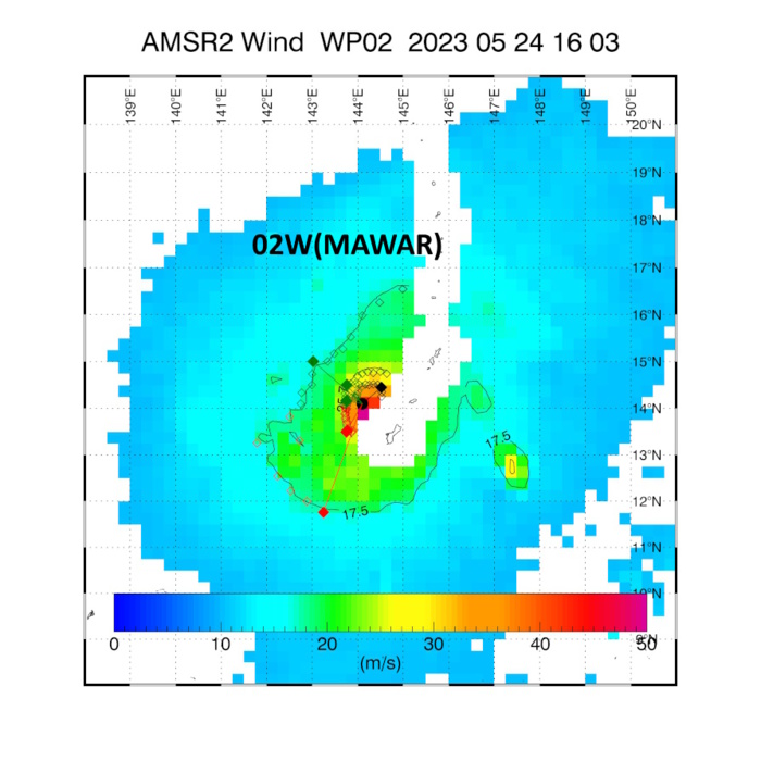 Super Typhoon 02W(MAWAR) set to peak over the Philippine Sea//Remnants of TC 19S(FABIEN)//2421utc