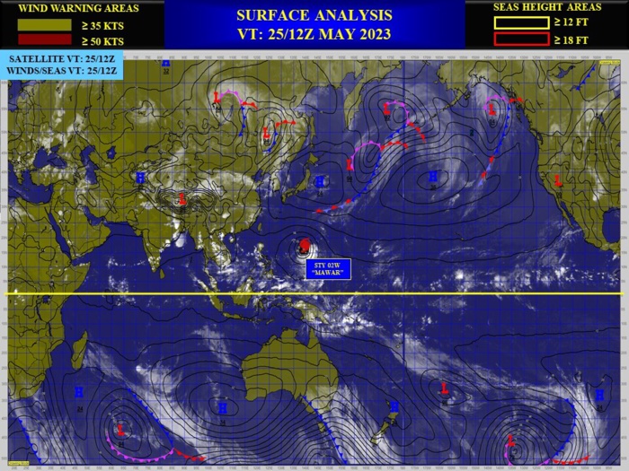 Impressive Super Typhoon 02W(MAWAR) is peaking at CAT 5 US over the Philippine Sea//Remnants of TC 19S(FABIEN)//2521utc