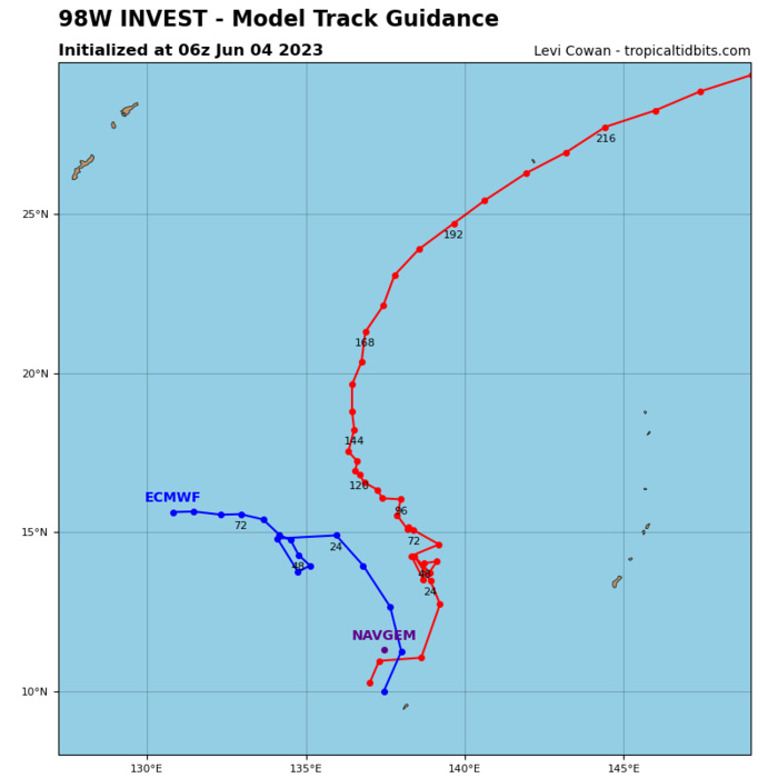 Invest 98W up-graded// Invest 99W// 0415utc