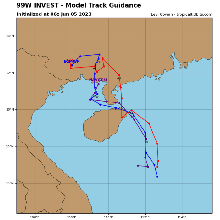 Tropical Cyclone Formation Alert issued for Invest 98W and Invest 92A//0515utc