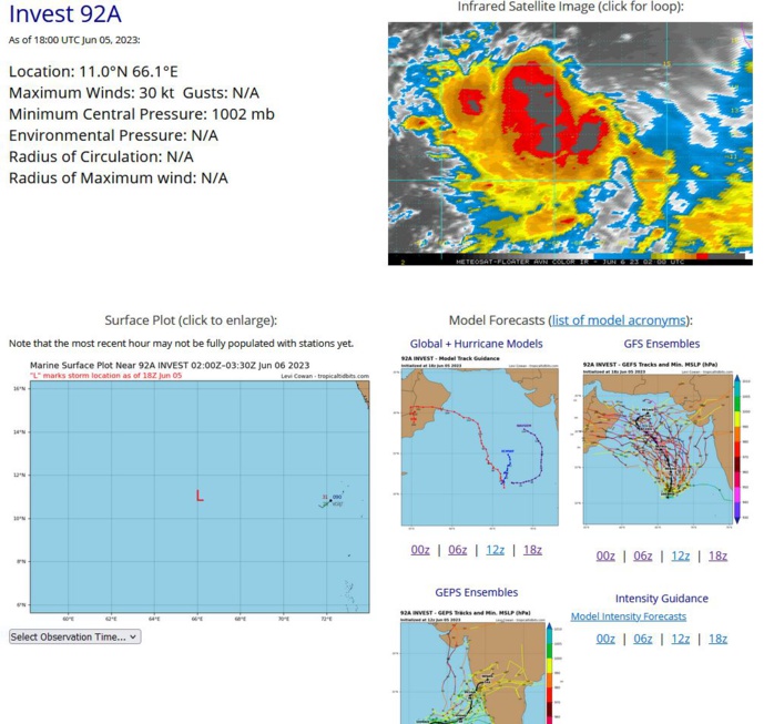 03W forecast to reach Typhoon intensity within 72h// Invest 92A expected to intensify next 72h//Invest 99W//0603utc