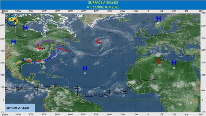 TC 02A(BIPARJOY) forecast to make landfall near the India/Pakistan border by 36h//Invest 99W/ 10 Day GTHO maps//1403utc 
