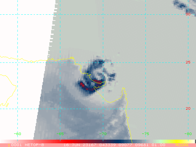 Remnants of TC 02A(BIPARJOY) pushing inland//1606utc