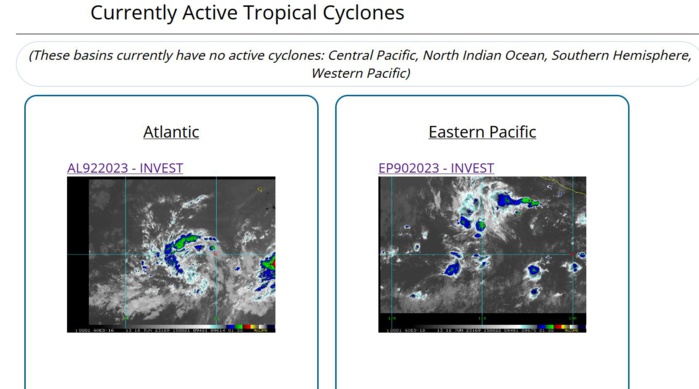 Tropical Cyclone Formation Alert issued for Invest 92L //Invest 90E//Over-land remnants of TC 02A(BIPARJOY)//1815utc