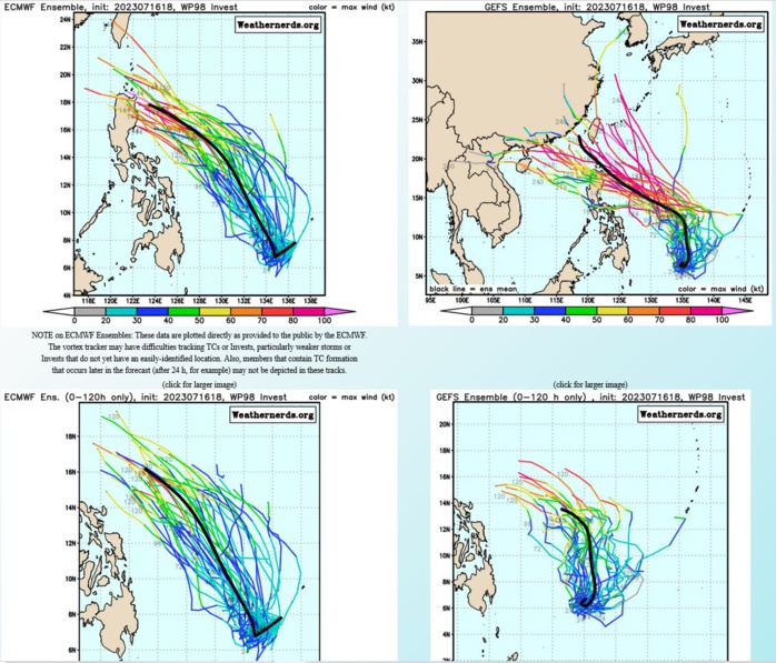 Typhoon 04W(TALIM) peaking and crossing LEIZHOU peninsula landfall near VIETNAM/CHINA border shortly after 24h//Invest 98W//1703utc 