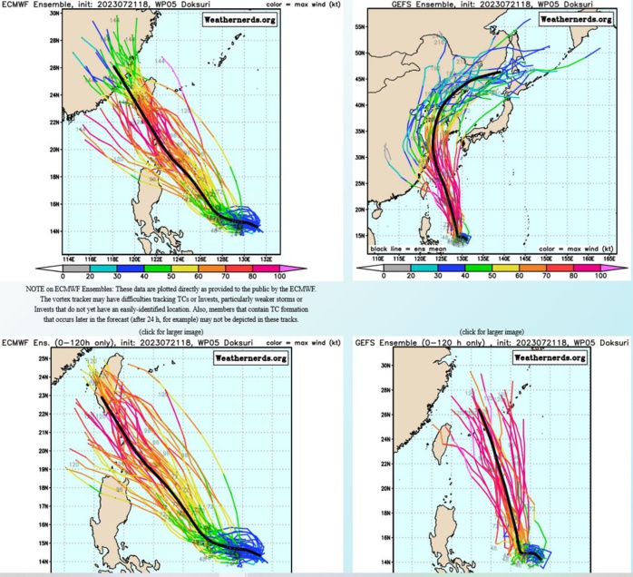 05W(DOKSURI) Typhoon intensity forecast by 36h//TD 04E//TS 05L(DON) new lease of life//Invest 98L//2203utc