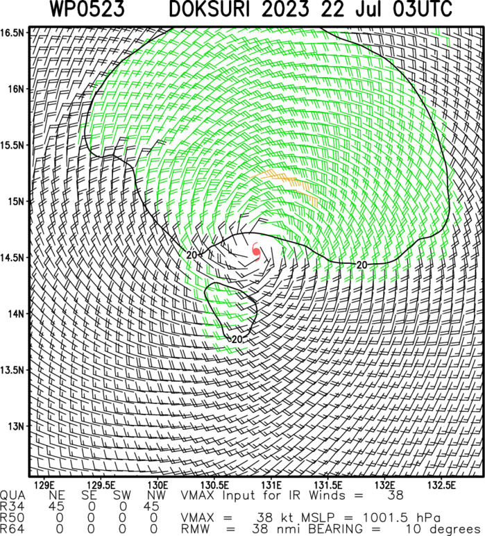05W(DOKSURI) Typhoon intensity forecast by 36h//TD 04E//TS 05L(DON) new lease of life//Invest 98L//2203utc