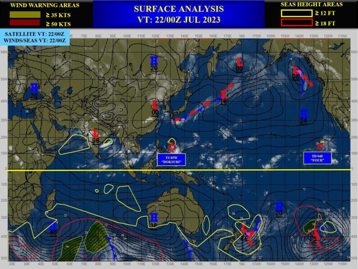 05W(DOKSURI) Typhoon intensity forecast by 36h//TD 04E//TS 05L(DON) new lease of life//Invest 98L//2203utc