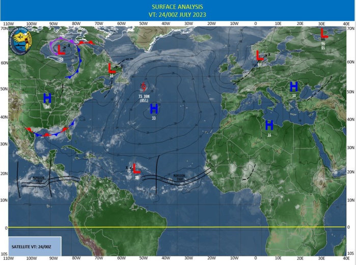 Typhoon 05W(DOKSURI) from CAT 1 US to CAT 4 in only 24h to skirt NE tip of LUZON in 36h//TS 05L(DON)//Invest 91W//Invest 95L//2409utc