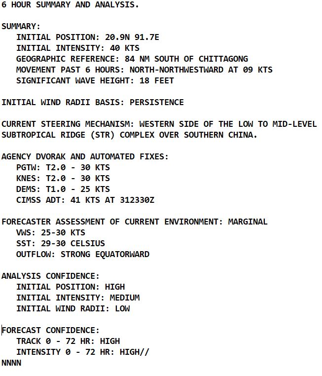 Typhoon 06W(KHANUN) peaks at CAT 4 US CPA to OKINAWA within 12/24h// TC 04B to landfall near KUAKATA/BANGLADESH//0103utc