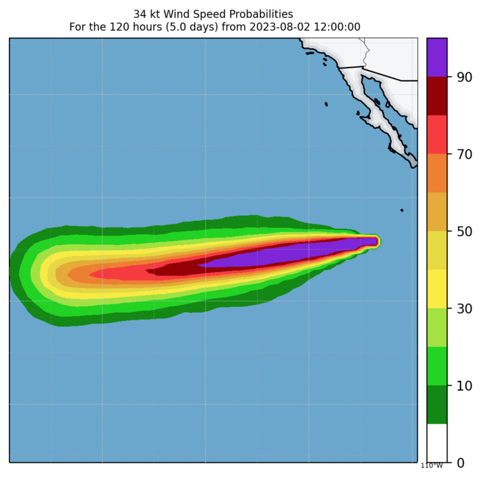 06W(KHANUN) forecast to remain at Typhoon intensity next 72h// 05E(DORA) forecast to peak at CAT 4 US by 24h//0215utc