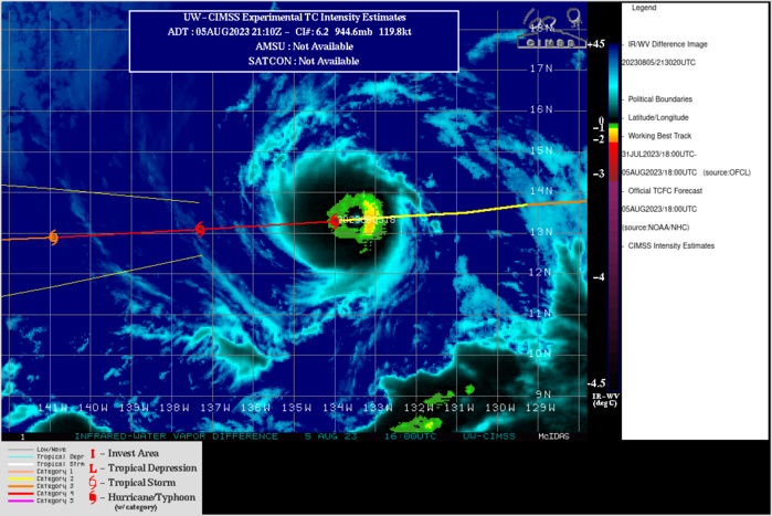 06W(KHANUN)to approach KYUSHU by 48/72H at Typhoon intensity//05E(DORA) powerful CAT 4 US//06E(EUGENE) intensifying//0521utc 06W(KHANUN)to approach KYUSHU by 48/72H at Typhoon intensity//05E(DORA) powerful CAT 4 US//06E(EUGENE) intensifying//0521utc