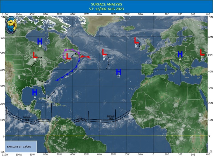 07L(LAN) to landfall over HONSHU near 48h at Typhoon intensity//Long-lived TS 05E(DORA)//TS 07E(FERNANDA)//Invest 99E//1303utc 