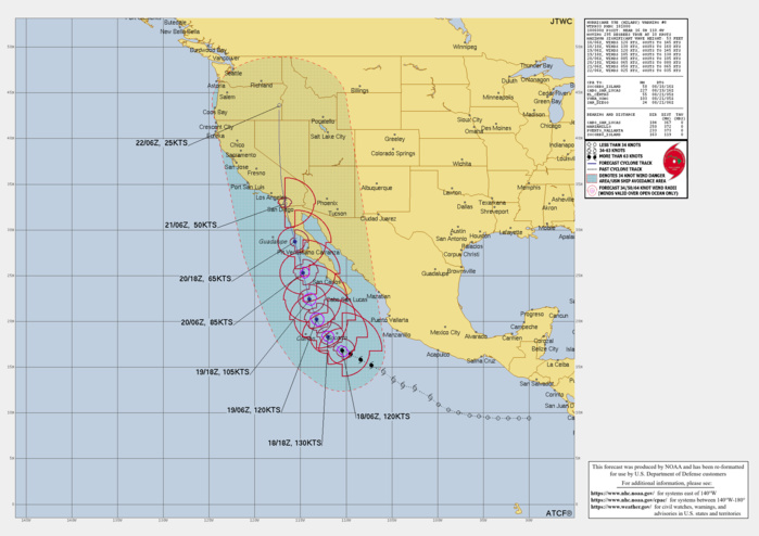 09P(HILARY) +65 knots over 24h now a powerful CAT 4 US may briefly reach Super Hurricane status//1810utc