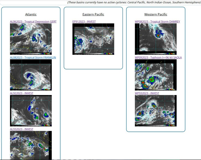 Typhoon 09W(SAOLA) to reach CAT 4 US East of Luzon//TS 08W(DAMREY) intensifying /TS 08L(FRANKLIN) intensifying//Invest 92E//2609utc Typhoon 09W(SAOLA) to reach CAT 4 US East of Luzon//TS 08W(DAMREY) intensifying /TS 08L(FRANKLIN) intensifying//Invest 92E//2609utc