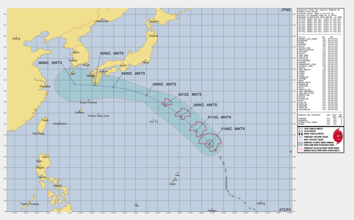 FORECAST REASONING.  SIGNIFICANT FORECAST CHANGES: THERE ARE NO SIGNIFICANT CHANGES TO THE FORECAST FROM THE PREVIOUS WARNING.  FORECAST DISCUSSION: TS KIROGI IS FORECAST TO CONTINUE ON A NORTHWESTWARD TRACK THROUGH TAU 72, AND GRADUALLY SHIFT TO A WESTWARD TRACK THROUGH TAU 120. A GRADUAL WEAKENING IS EXPECTED THROUGH THE FORECAST PERIOD AS TS KIROGI CONTINUES TO EXPERIENCE A HIGHLY SHEARED ENVIRONMENT WITH THE ALREADY POORLY ORGANIZED STRUCTURE. PASSING NEARBY YAKUSHIMA ISLAND AROUND TAU 96 AT THE TROPICAL DEPRESSION INTENSITY LOWER THRESHOLD, THE SYSTEM IS ANTICIPATED TO ENTER THE EAST CHINA SEA AND LATER DISSIPATE PRIOR TO TAU 120.